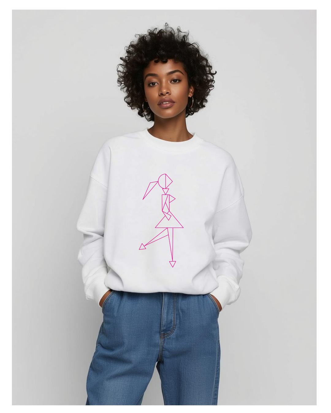 Pink Girl1 Sweatshirt